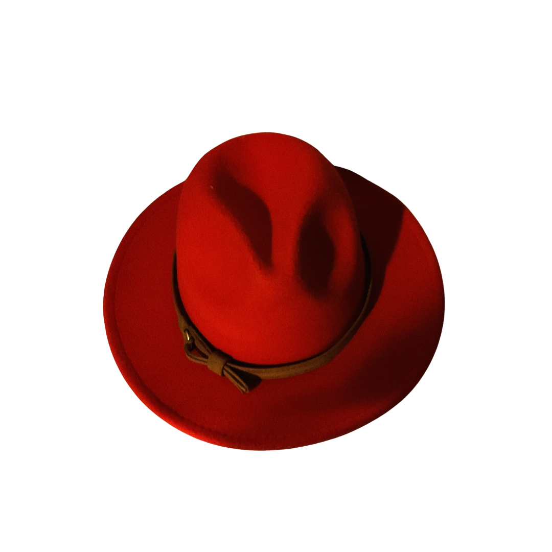 Red Fedora Hat