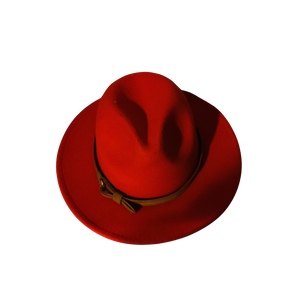 Red Fedora Hat