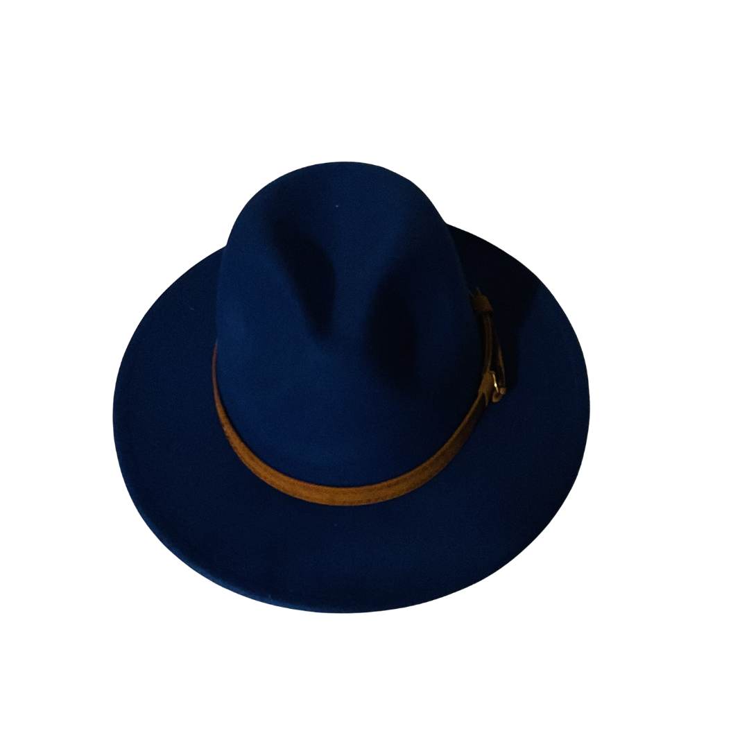 Navy Blue Fedora Hat