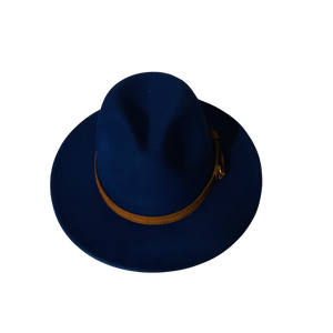 Navy Blue Fedora Hat