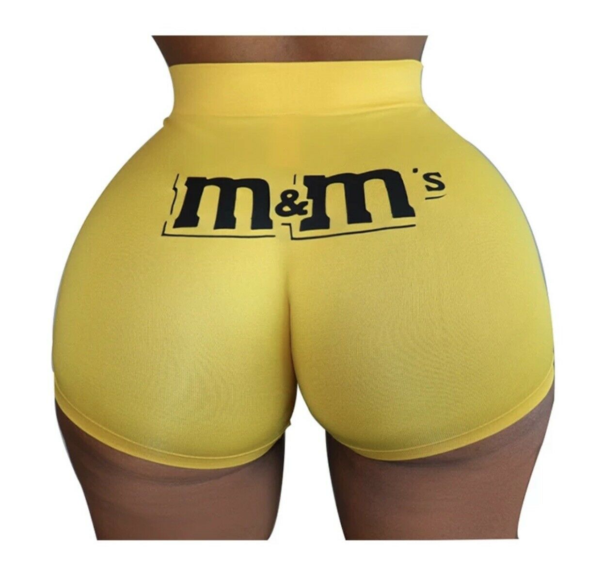 Yellow M&M Snack Shorts